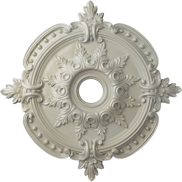 Ekena Millwork Benson Classic Ceiling Medallion (Canopies up to 6 1/2"), 28 3/8"OD x 3 3/4"ID x 1 5/8"P, Flash Blue CM28BEFBS - main